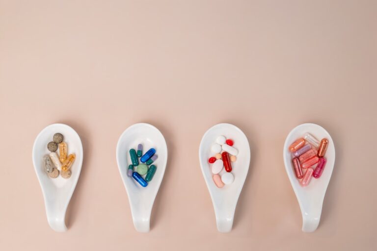 Photo probiotic supplements